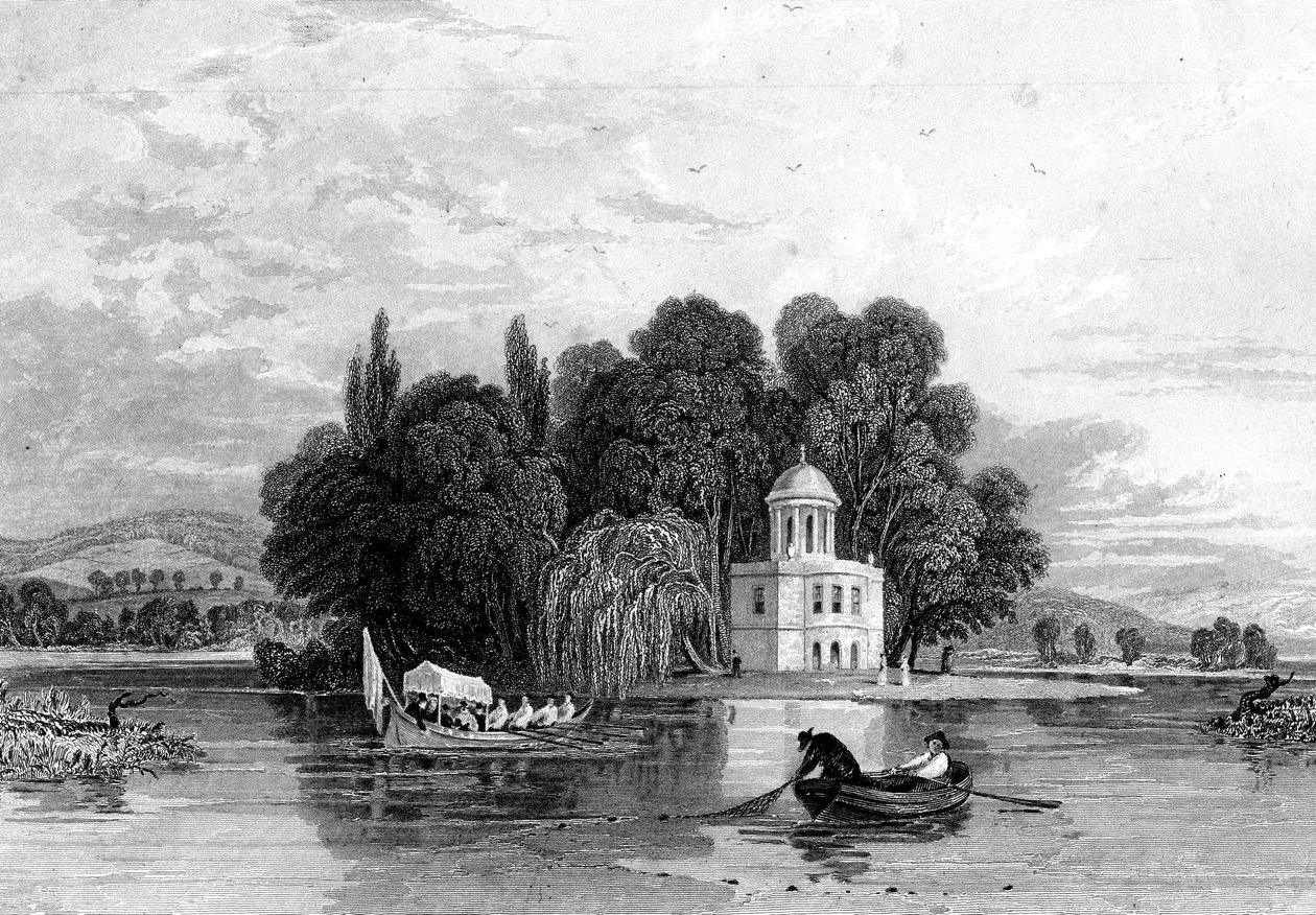 La isla, Henley-on-Thames, Oxfordshire, 1830 de Unbekannt