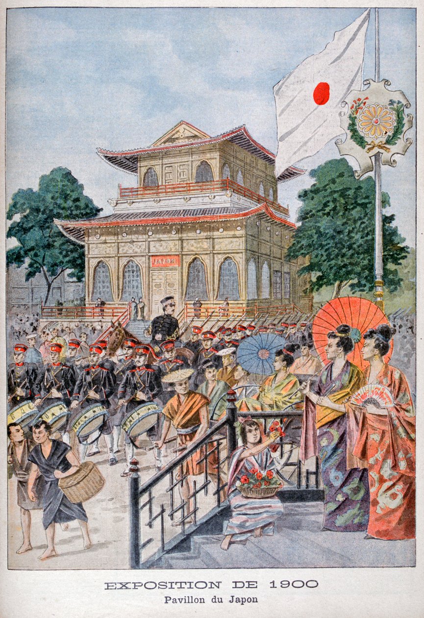 El pabellón japonés en la Exposición Universal de 1900, París, 1900 de Unbekannt