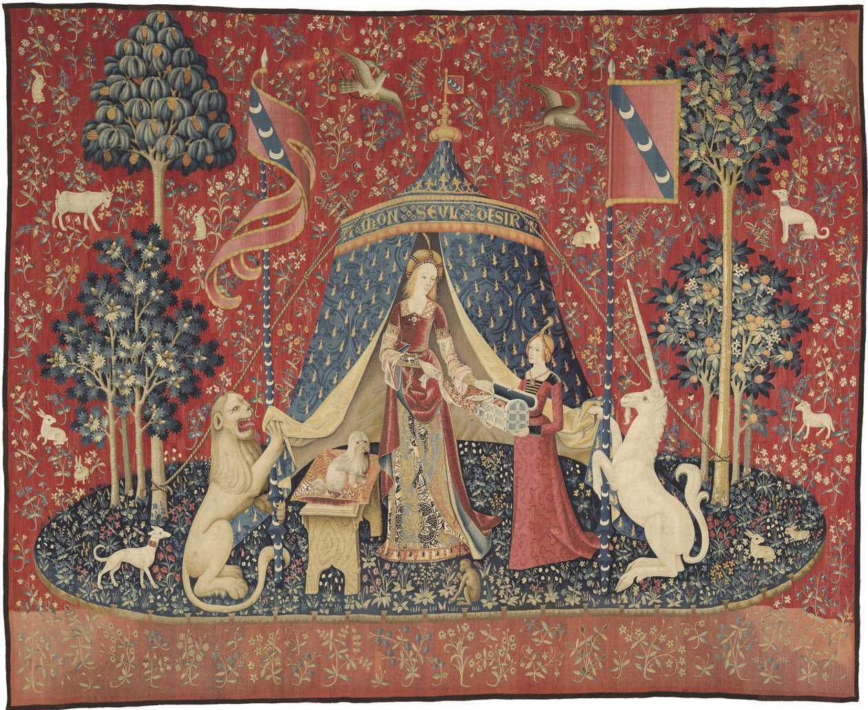 La dama y el unicornio de Unbekannt