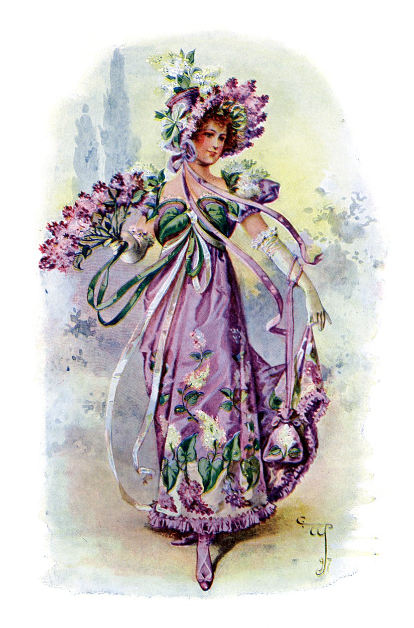 La lila, 1899 de Unbekannt