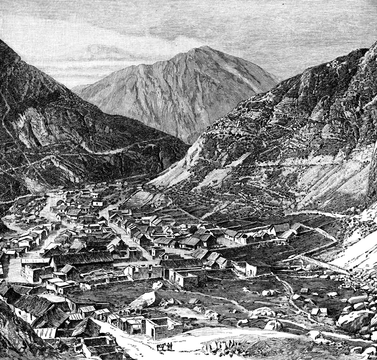 El ferrocarril Lima-Oroya, Perú, 1895 de Unbekannt