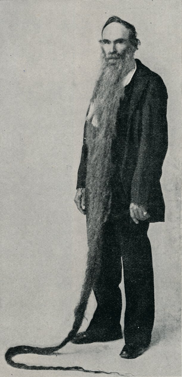 La barba más larga registrada, 1896, 1910 de Unbekannt