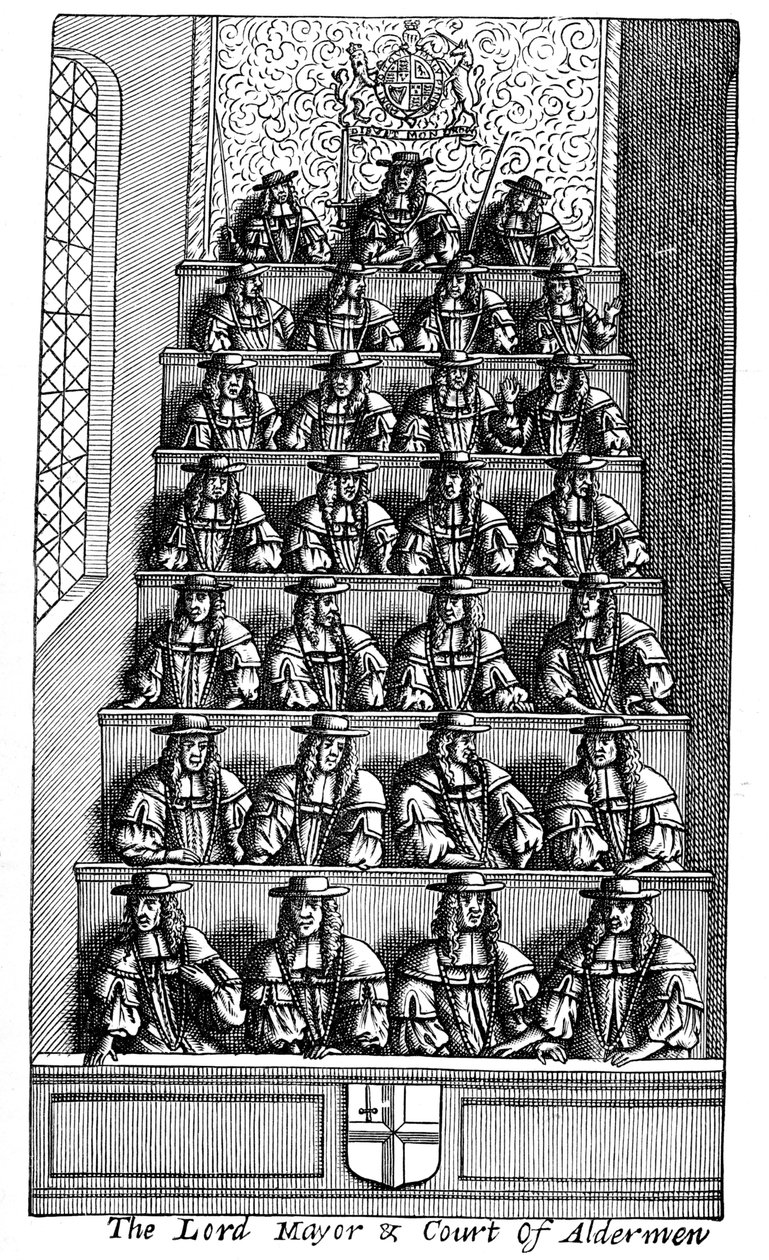 El alcalde y el tribunal de los concejales, Londres, 1681 1894 de Unbekannt