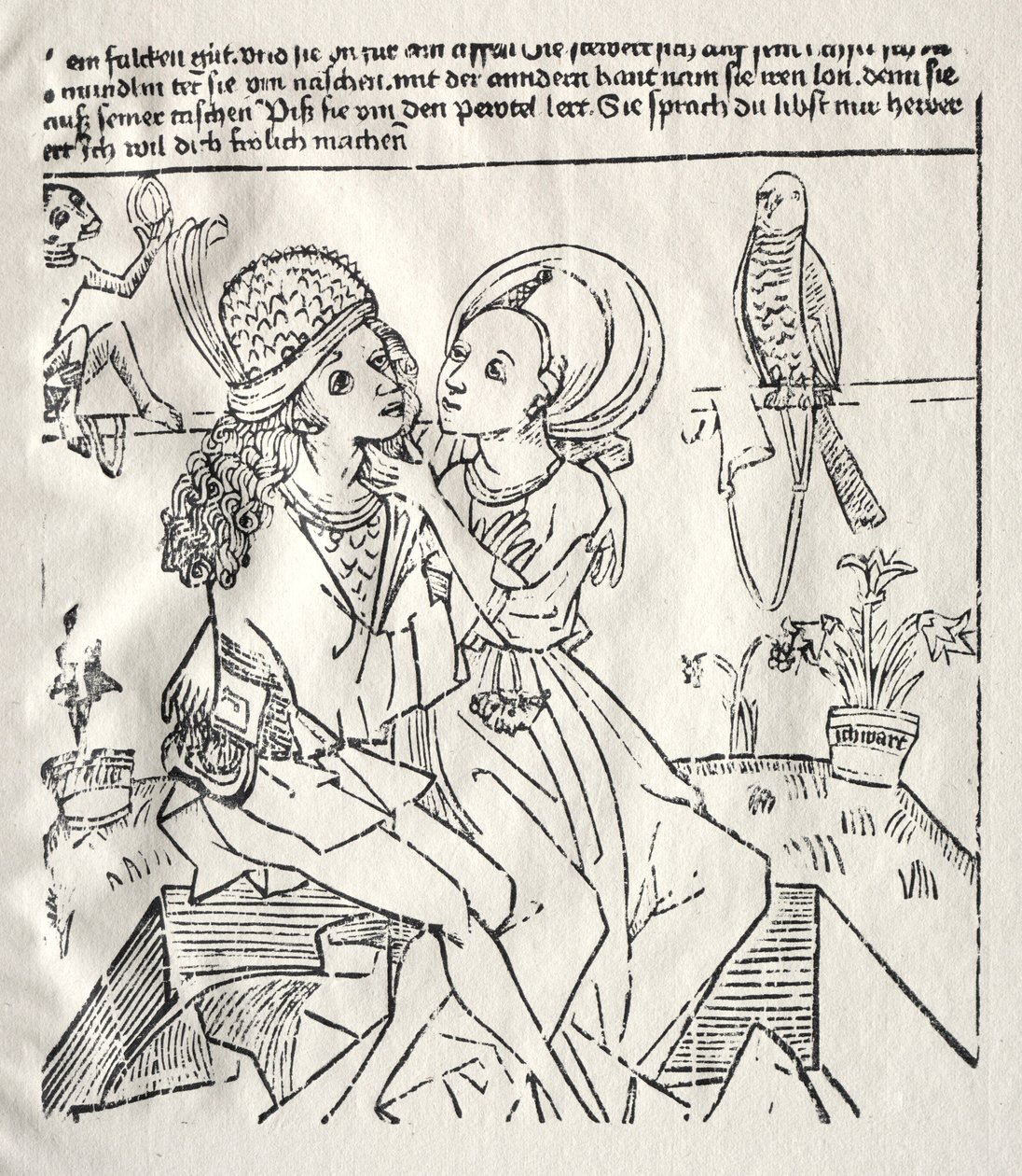 Los amantes, c. 1470 de Unbekannt