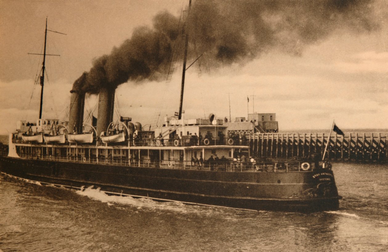 El Vapor de Correo Stad Antwerpen, c1928 de Unbekannt
