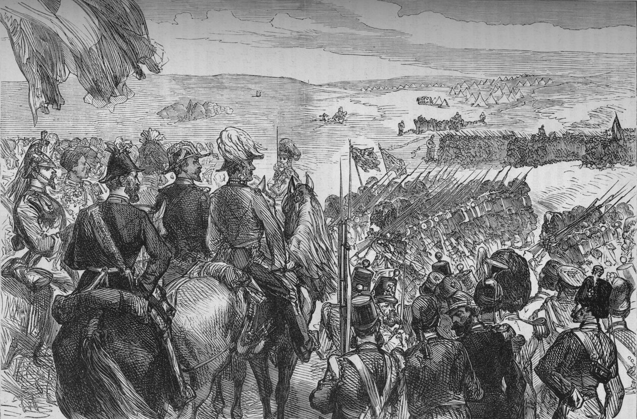 El desfile, c1880 de Unbekannt
