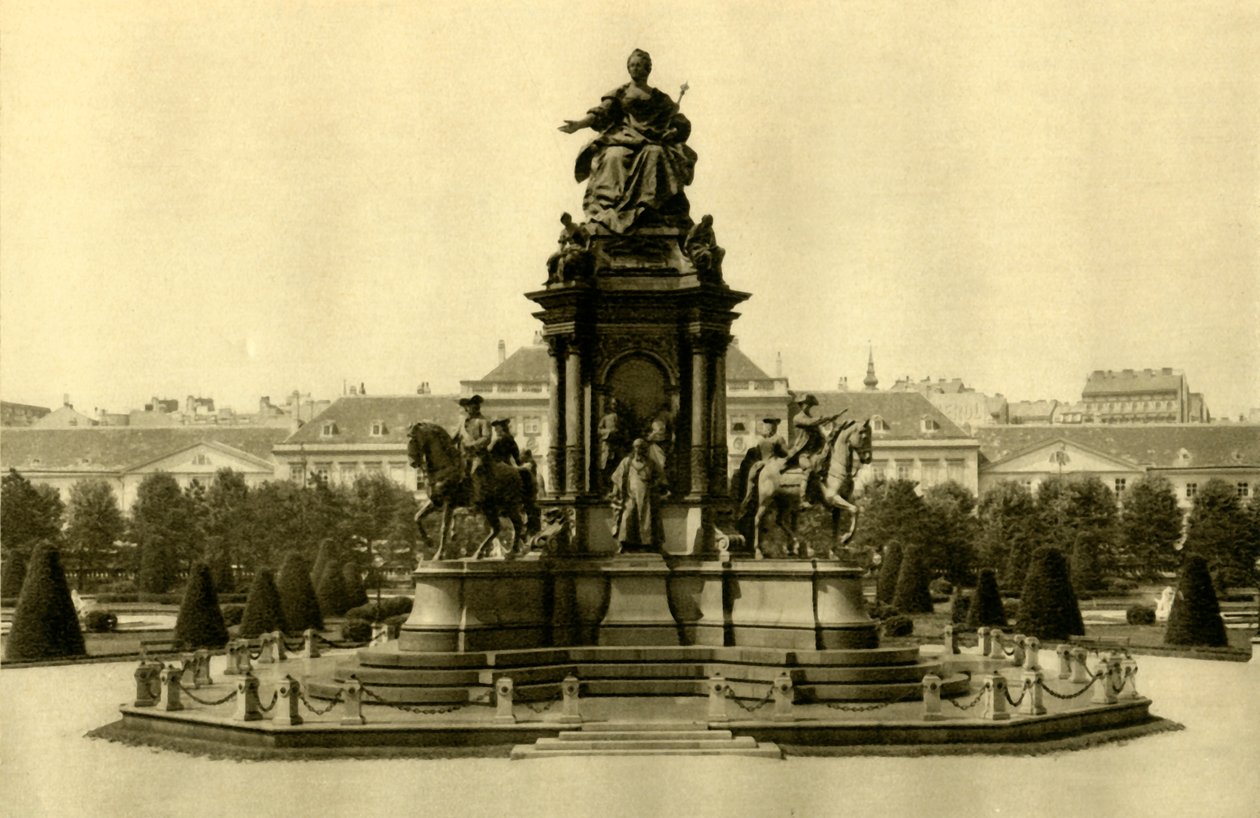 El monumento a María Teresa, Viena, Austria, c1935 de Unbekannt