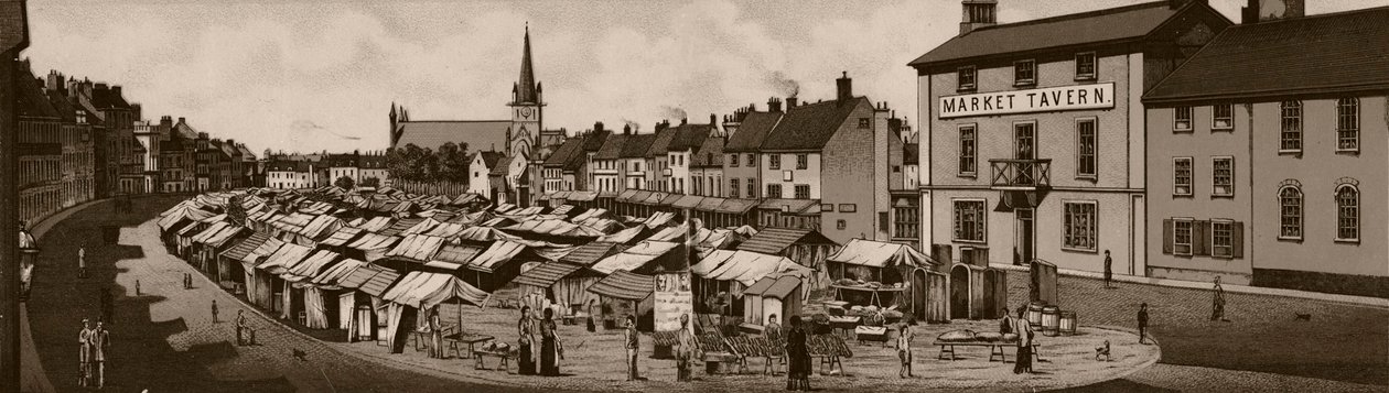 La Plaza del Mercado, c1880 de Unbekannt