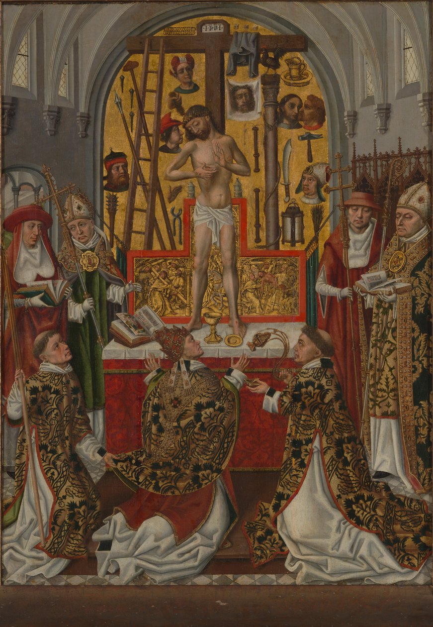 La Misa de San Gregorio el Grande, c. 1500 de Unbekannt