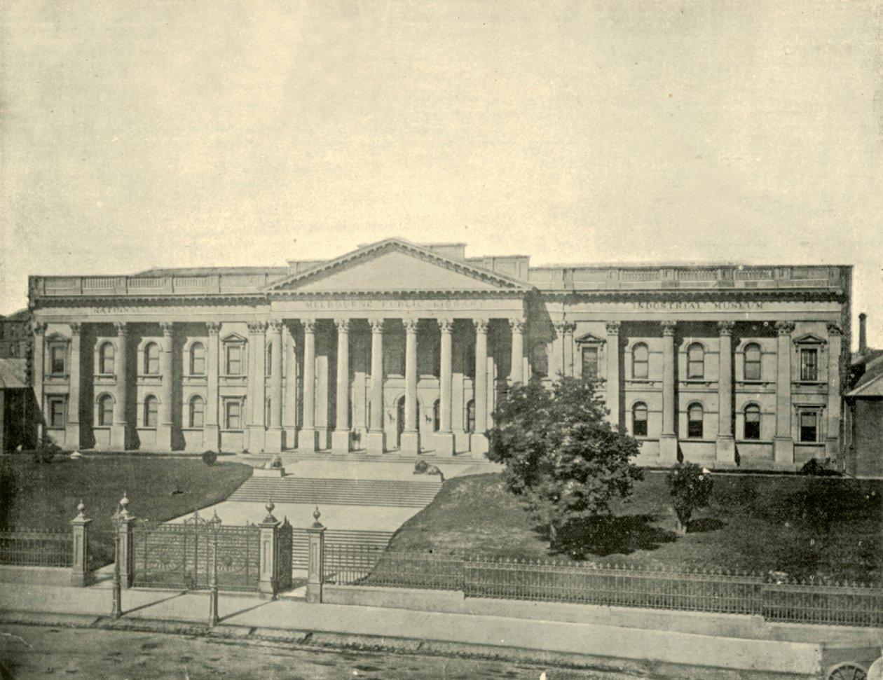 La Biblioteca Pública de Melbourne, 1901 de Unbekannt