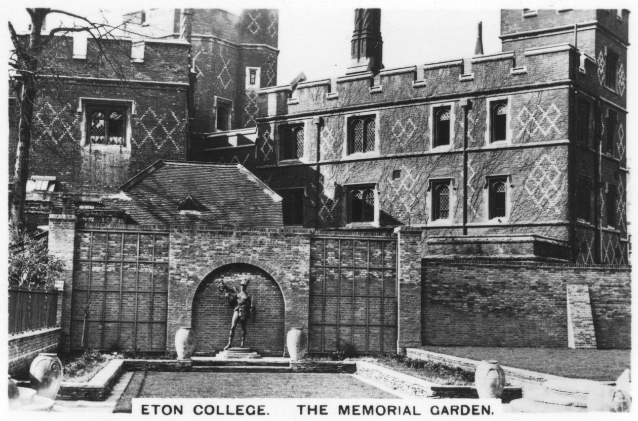 El Jardín Conmemorativo del Colegio Eton, 1936 de Unbekannt