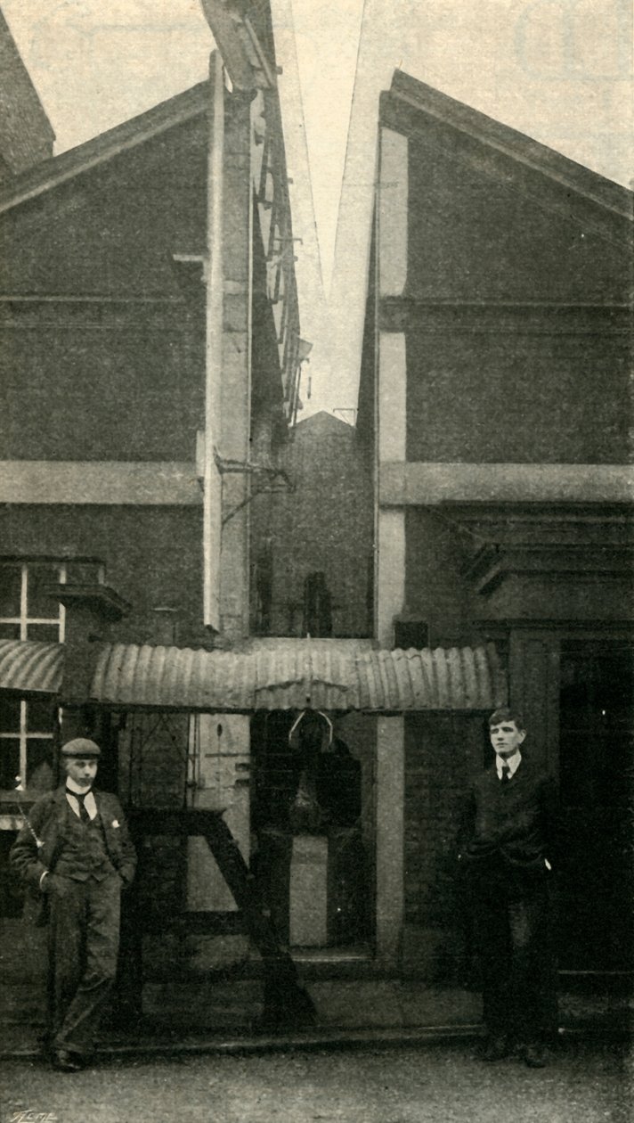 El meridiano de Greenwich, desde el cual se hacen todas las mediciones de tiempo, 1901 de Unbekannt