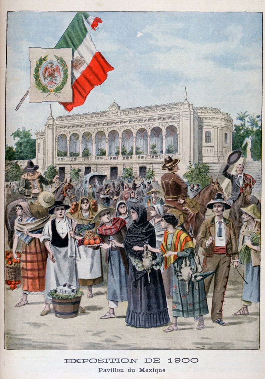 El pabellón mexicano en la Exposición Universal de 1900, París, 1900 de Unbekannt