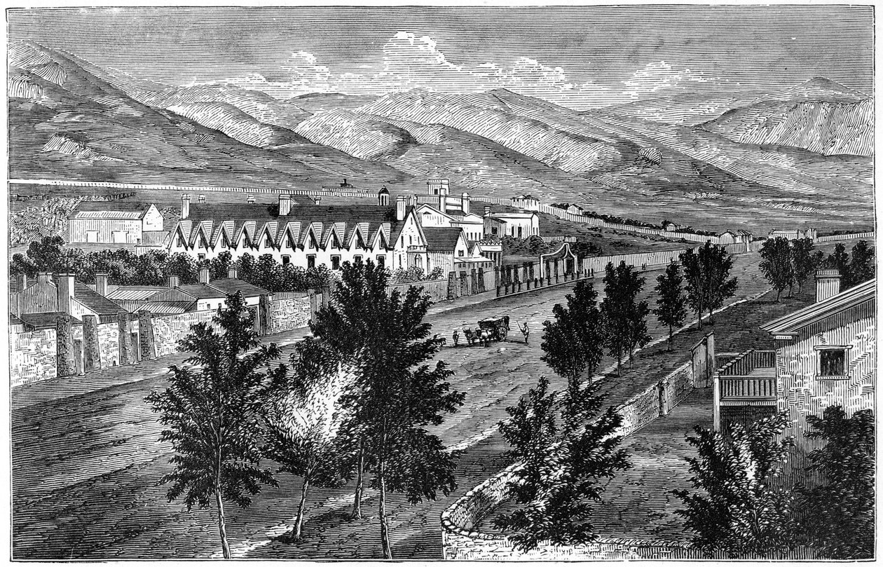 El templo mormón y el Bloque de los Profetas, Salt Lake City, Utah de Unbekannt