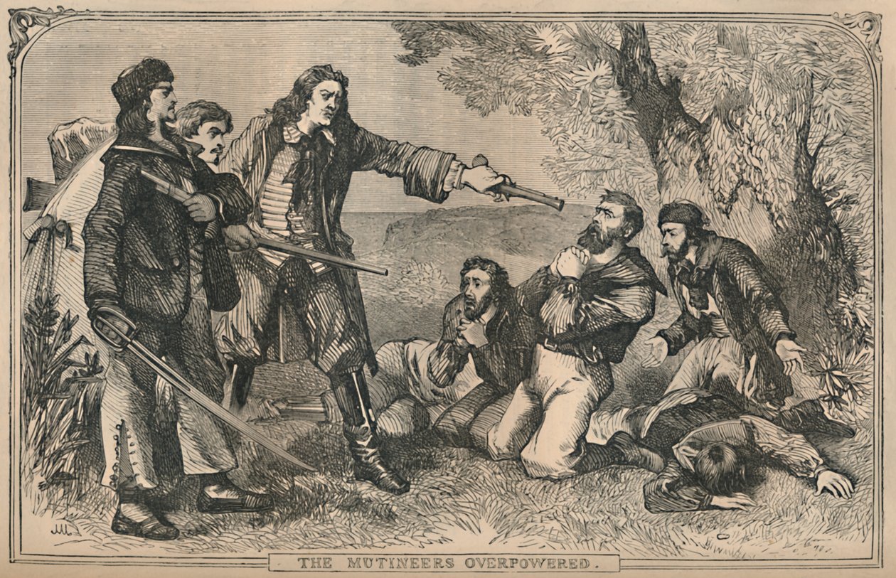 Los amotinados dominados, c1870 de Unbekannt