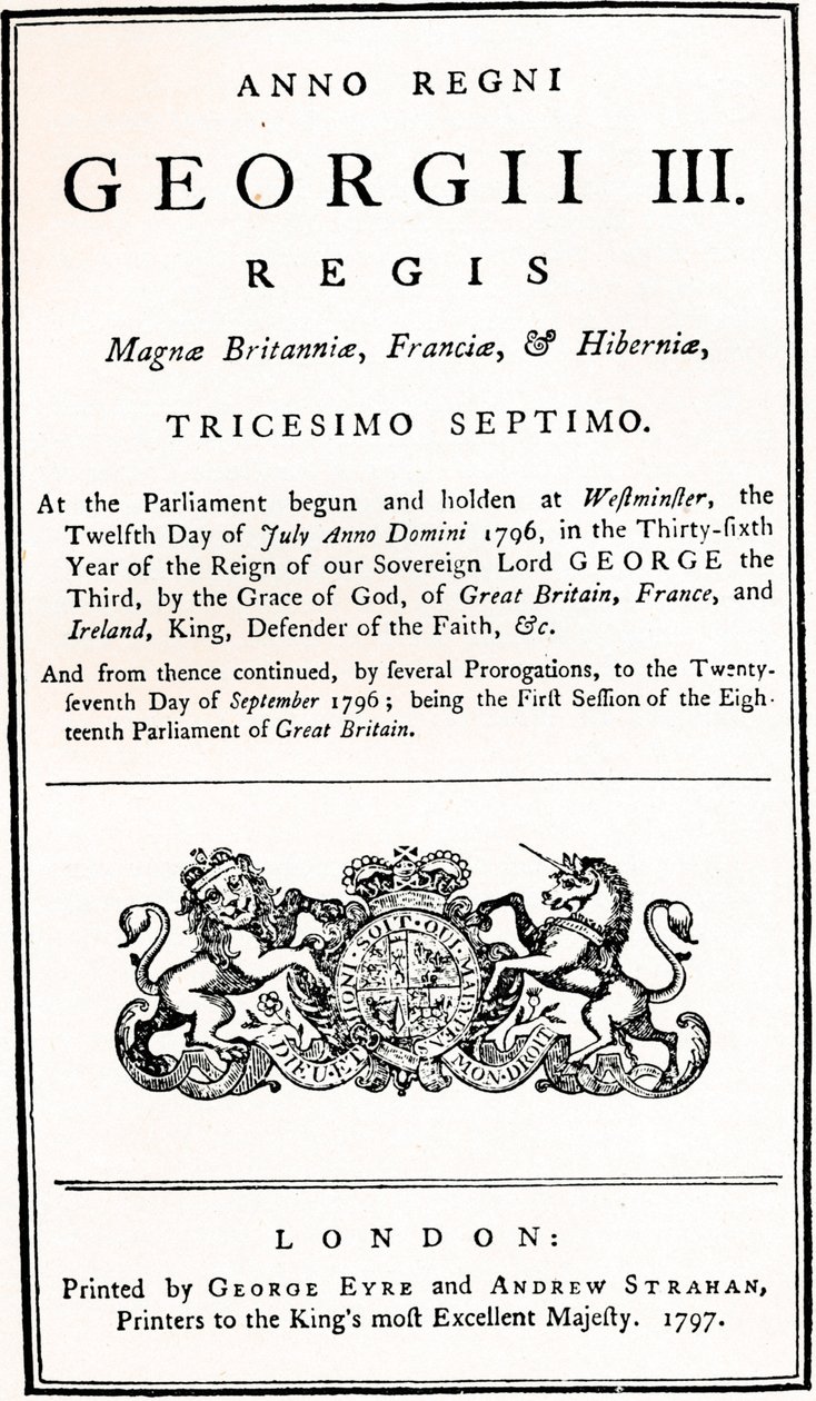 La Ley de Motín, 1797, 1934 de Unbekannt