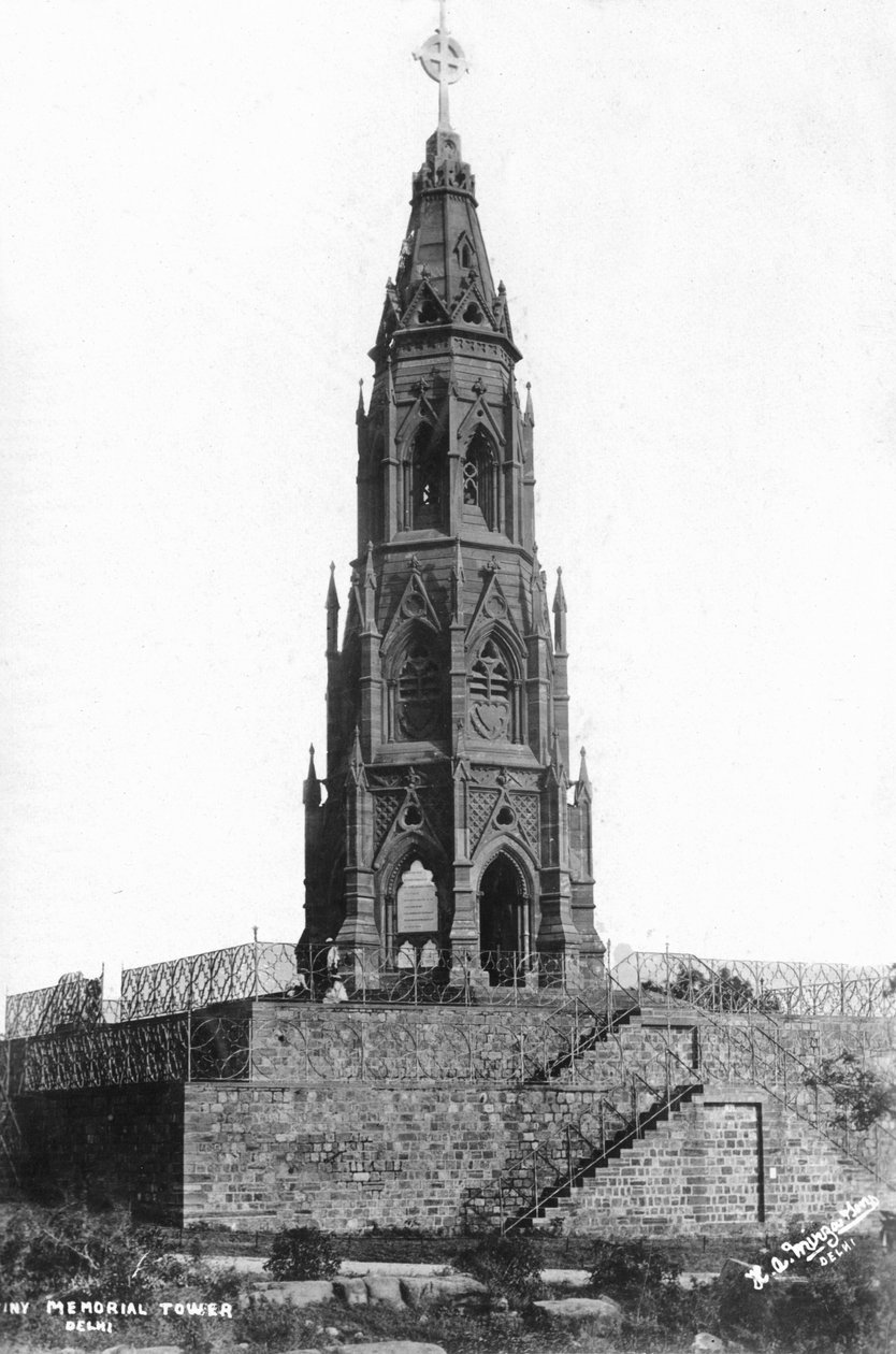 Torre del Monumento a la Rebelión, Delhi, India, siglo XX de Unbekannt