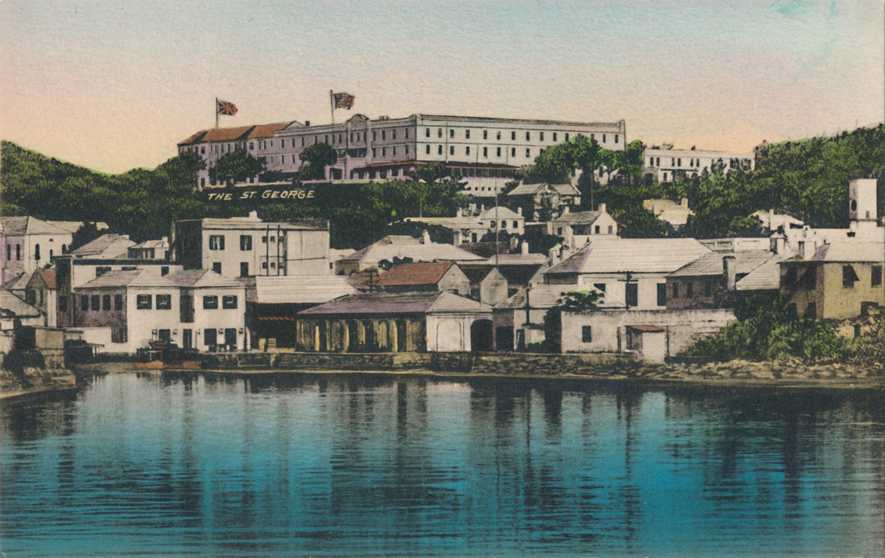 El Nuevo Hotel St. George, St. Georges, Bermudas, principios del siglo XX de Unbekannt