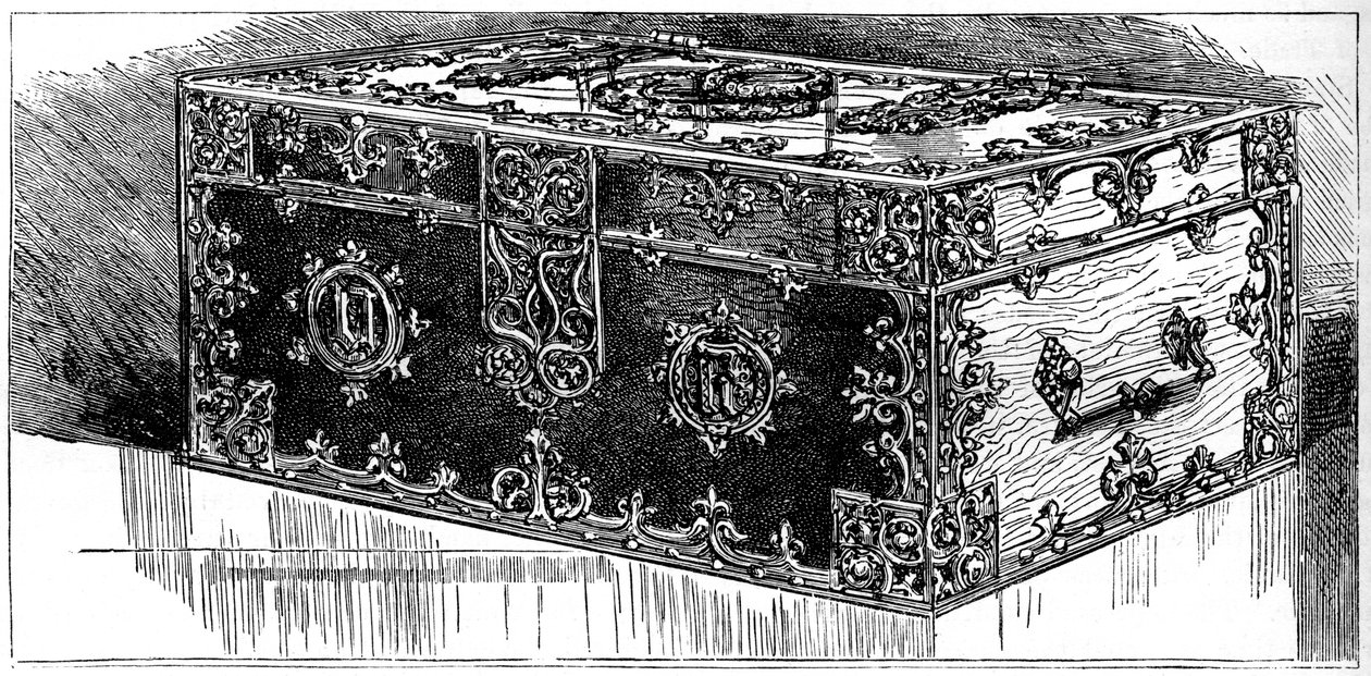 La caja del juramento, Cámara de los Comunes, Westminster, Londres, siglo XIX de Unbekannt
