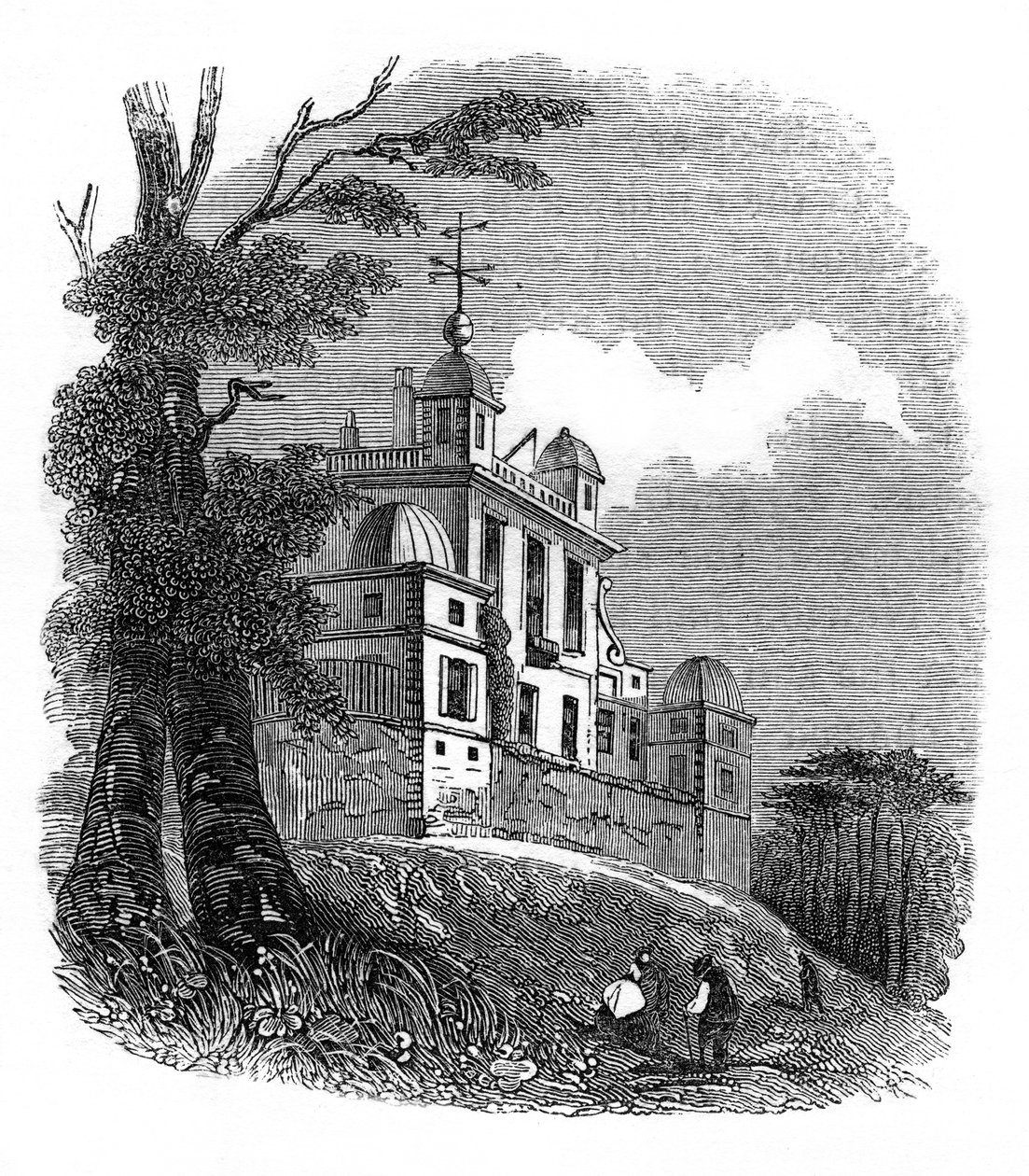 El Observatorio de Greenwich, 1836 de Unbekannt