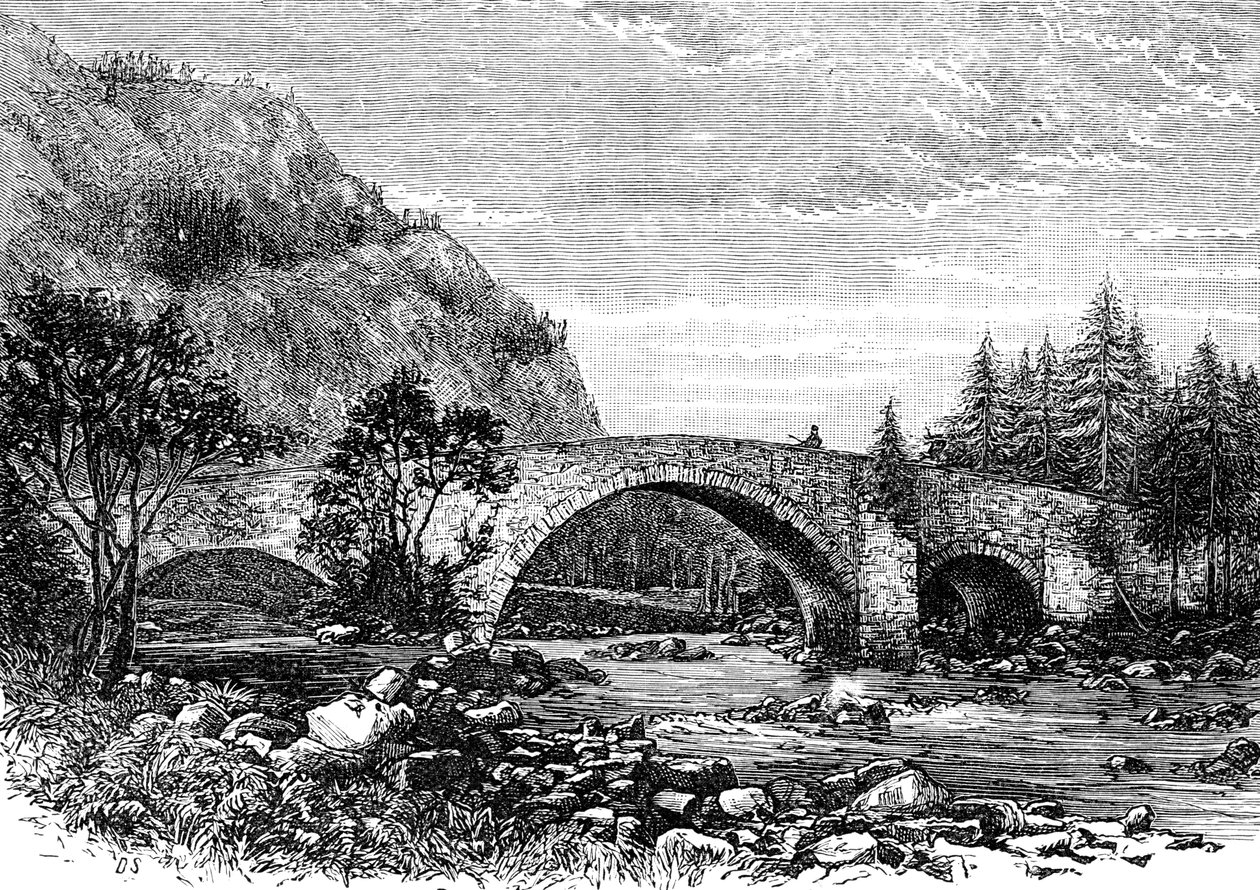 El Puente Viejo, Invercauld, Escocia de Unbekannt