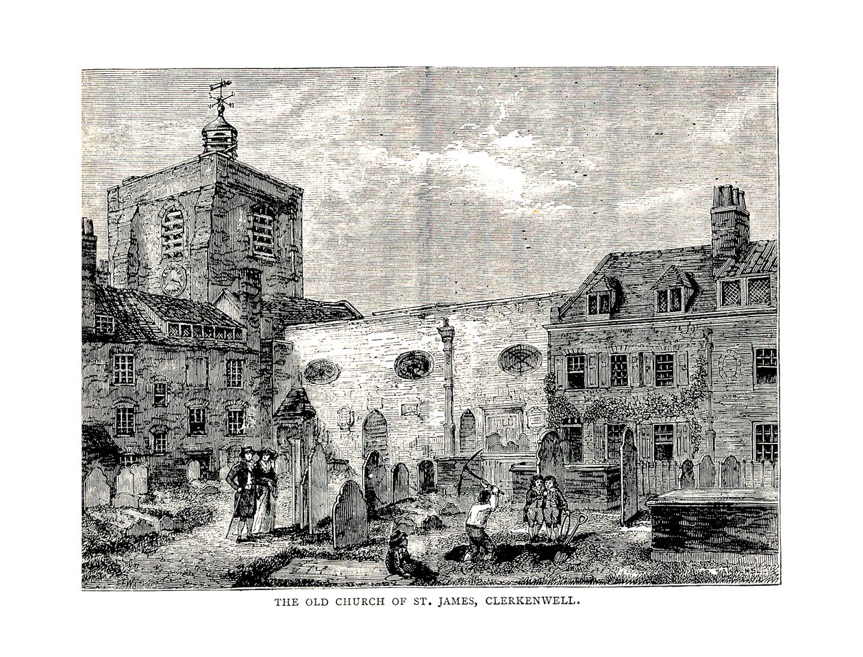 La vieja iglesia de St. James, 1878 de Unbekannt