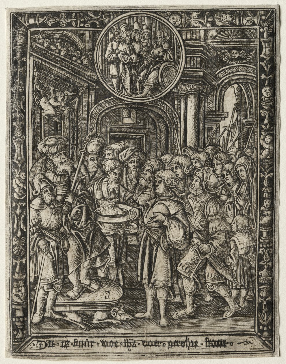 El viejo rey en su trono, c. 1520 de Unbekannt