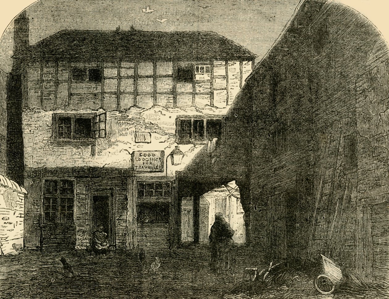 El viejo Red Lion, desde el frente de Unbekannt