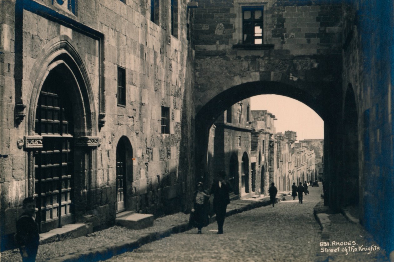 La Ciudad Vieja de Rodas, Grecia, 1936 de Unbekannt