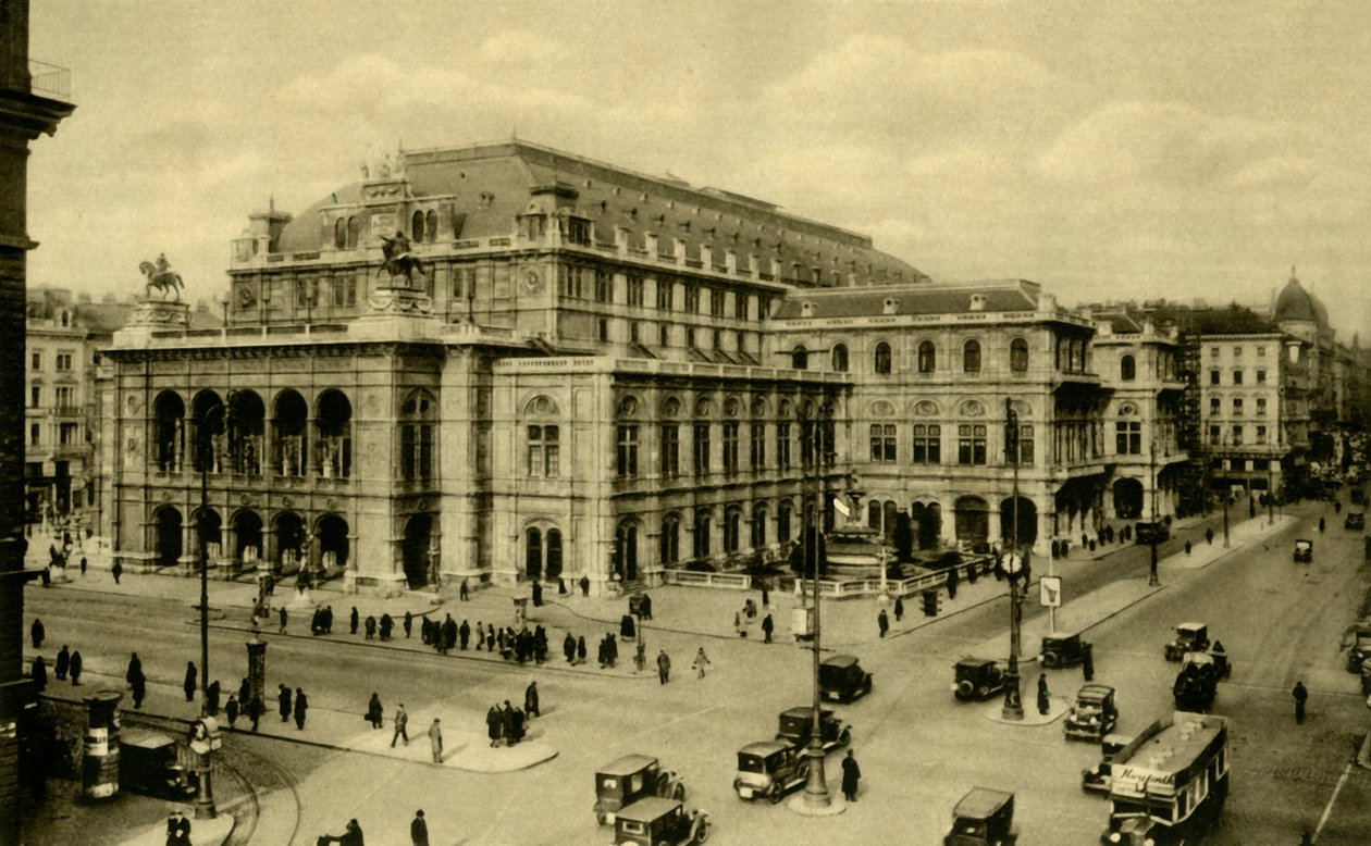 La Ópera, Viena, Austria, c. 1935 de Unbekannt