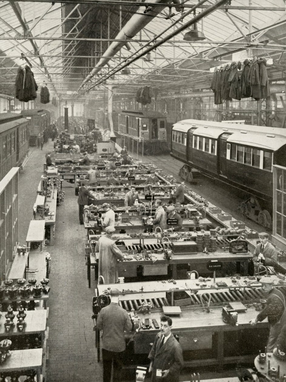 La revisión del material rodante subterráneo propiedad del Transporte de Pasajeros de Londres, 1935-36. de Unbekannt