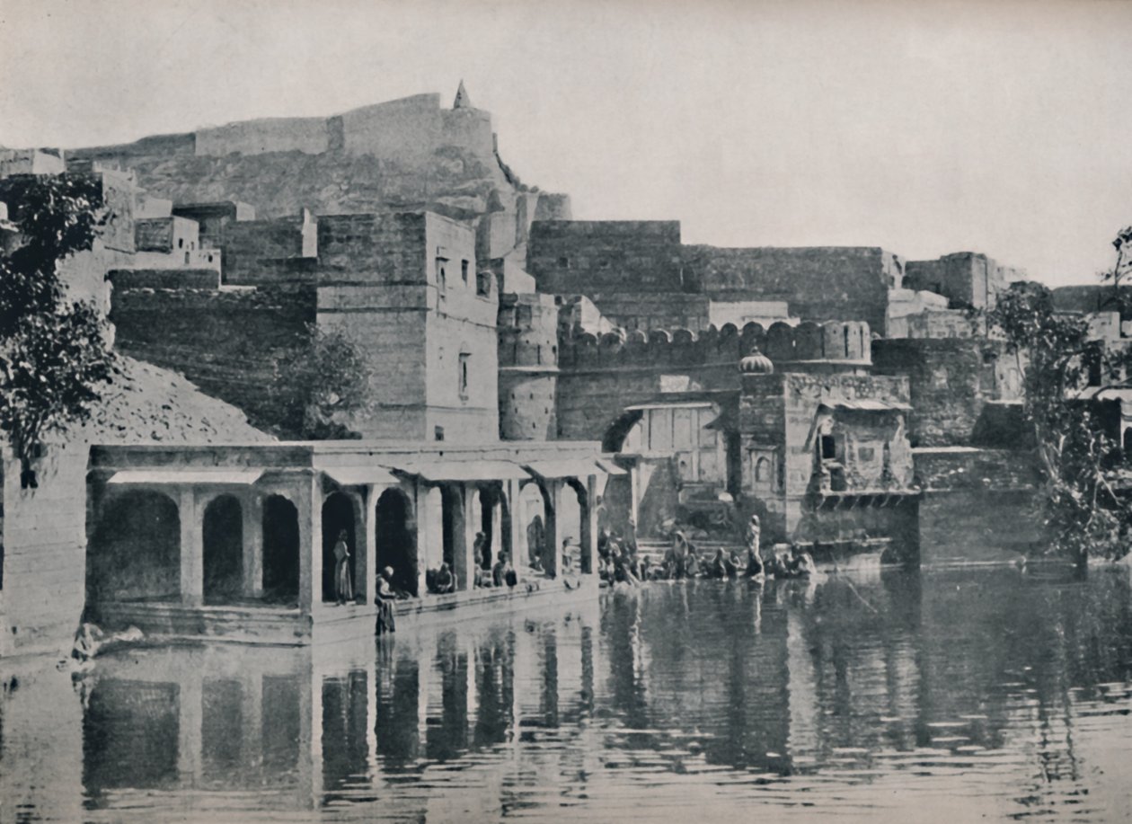 El tanque Padam Sagar en Jodhpur, 1936 de Unbekannt