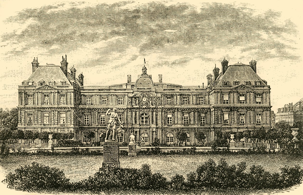El Palais De Luxembourg, París, 1890 de Unbekannt