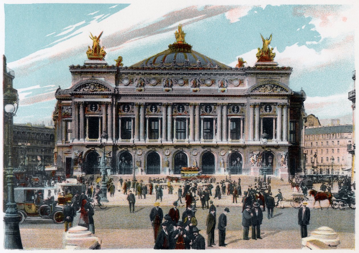 El Palais Garnier, París, c1900 de Unbekannt