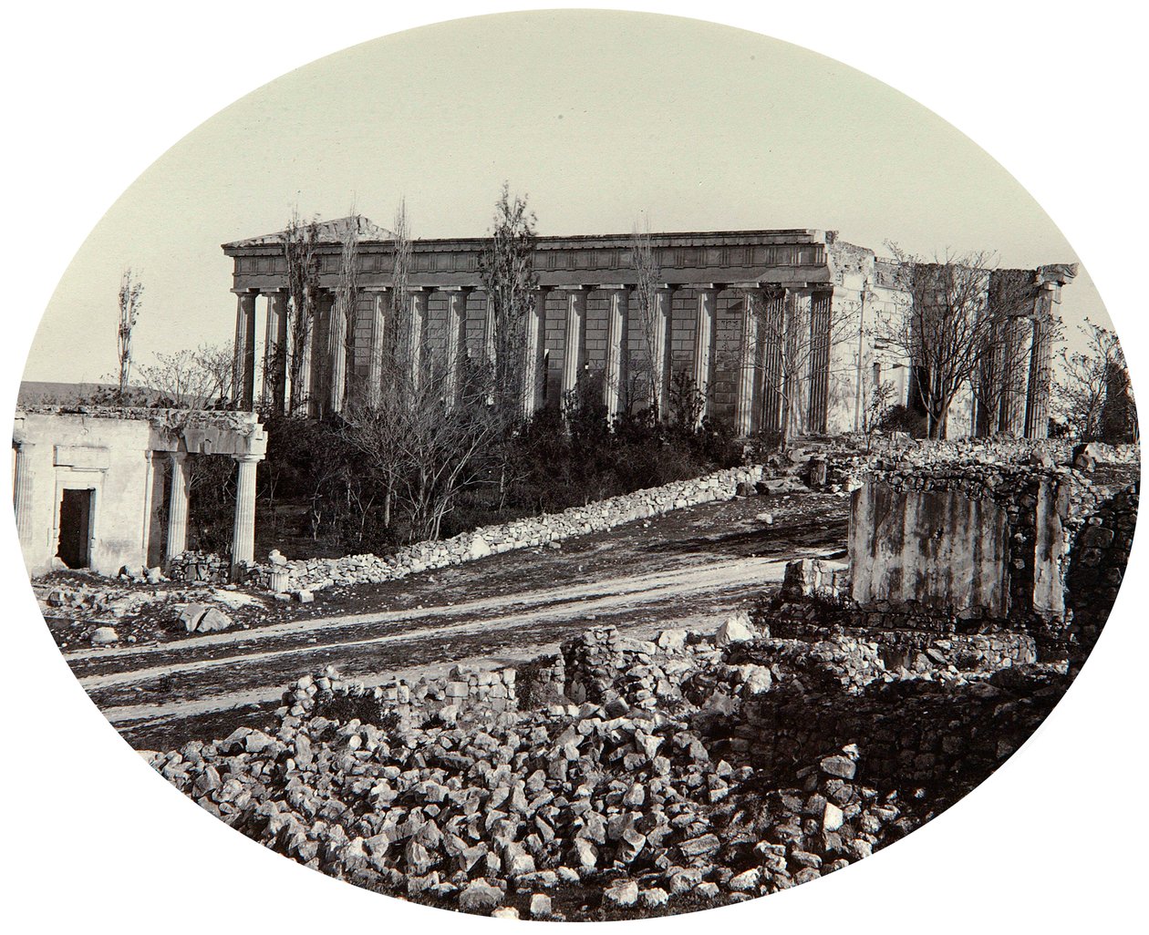 La Catedral de San Pedro y San Pablo en Sebastopol después de la Guerra de Crimea, Crimea, finales de la década de 1850 de Unbekannt