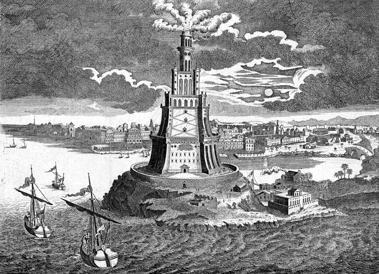 El Faro de Alejandría, siglo XVIII de Unbekannt