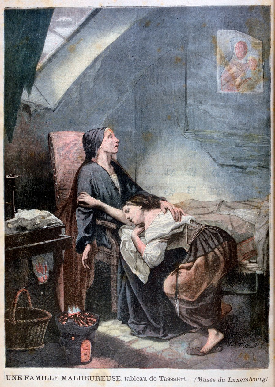 La familia empobrecida, o El suicidio, 1849, 1897 de Unbekannt