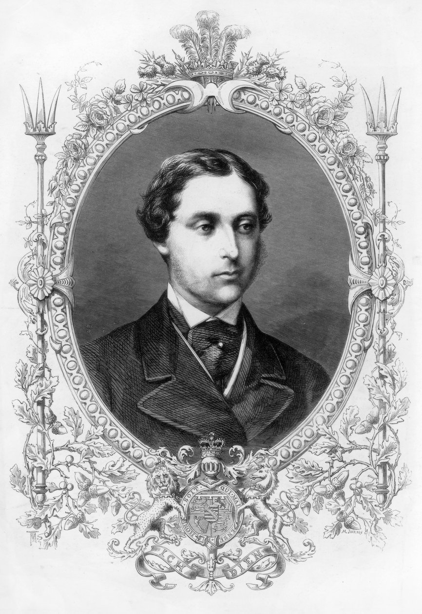 El Príncipe de Gales, 1862 de Unbekannt