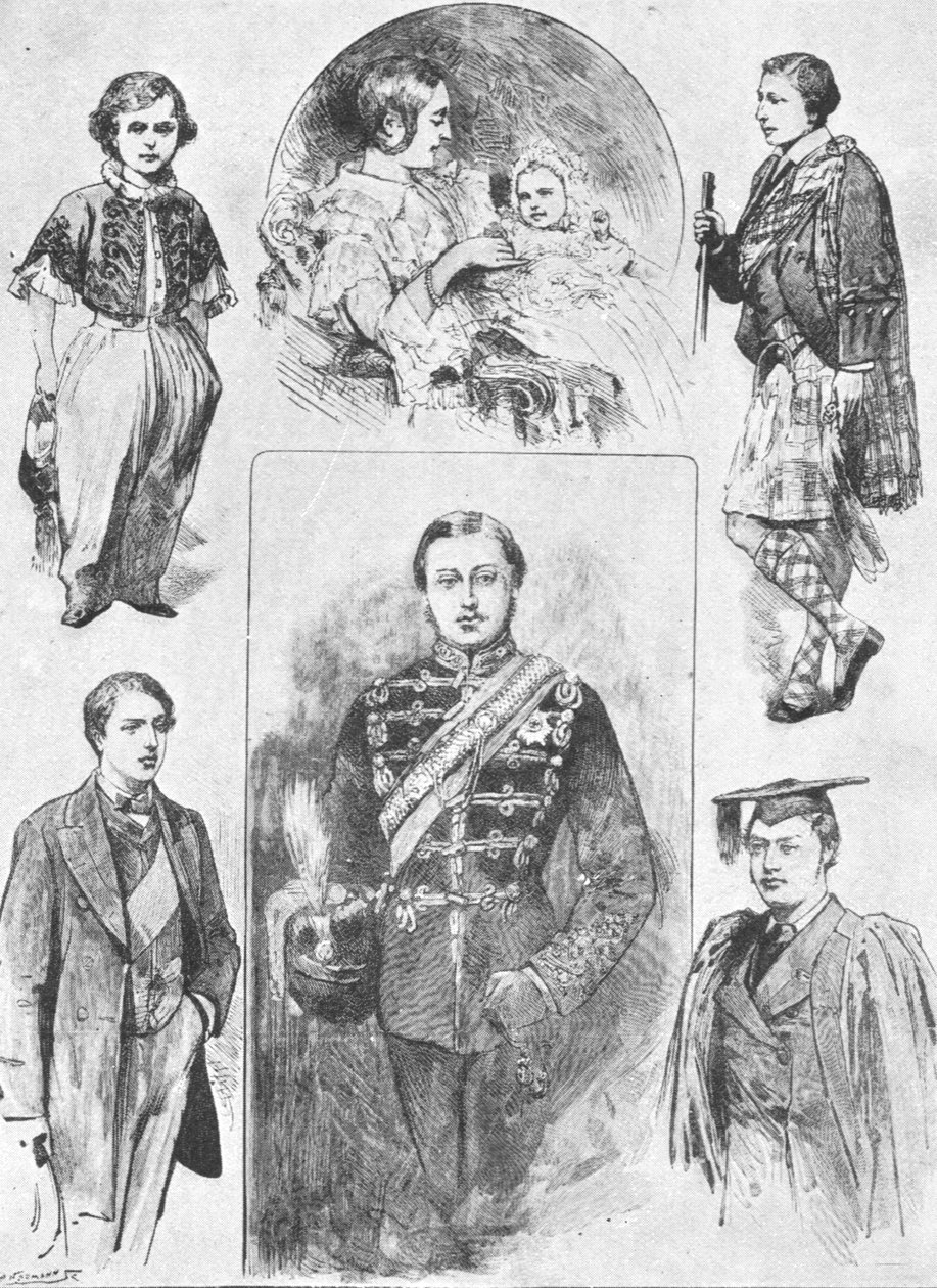 El Príncipe de Gales en sus Primeros Días, 1901 de Unbekannt