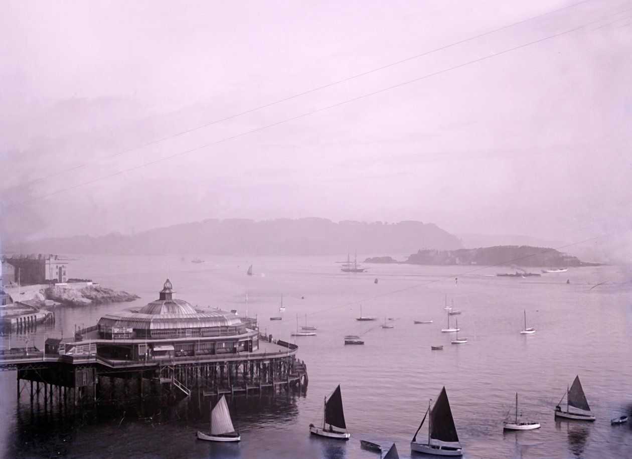 El muelle de paseo en Plymouth, Devon de Unbekannt