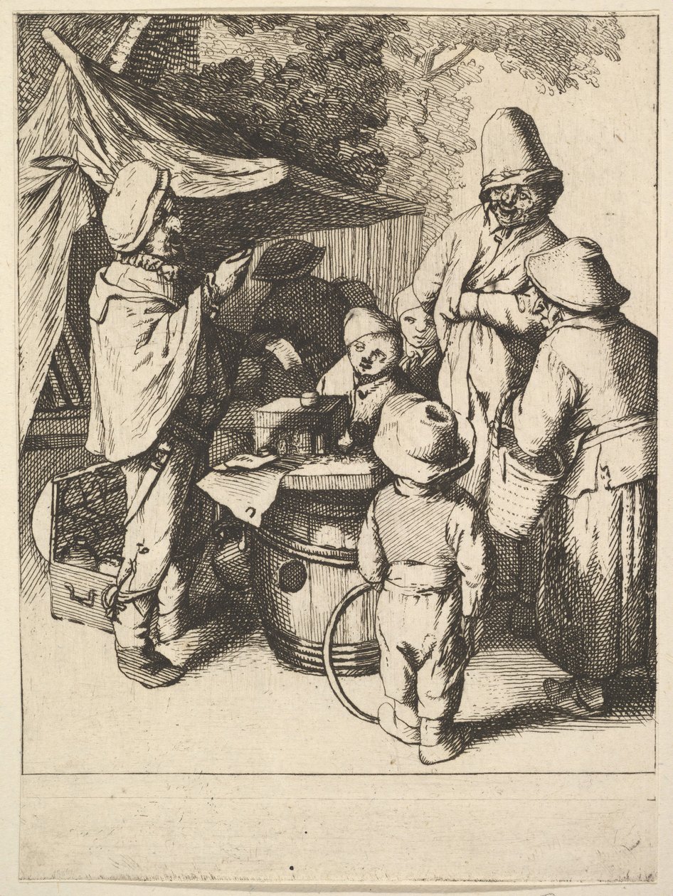 El charlatán, 1610-85 de Unbekannt
