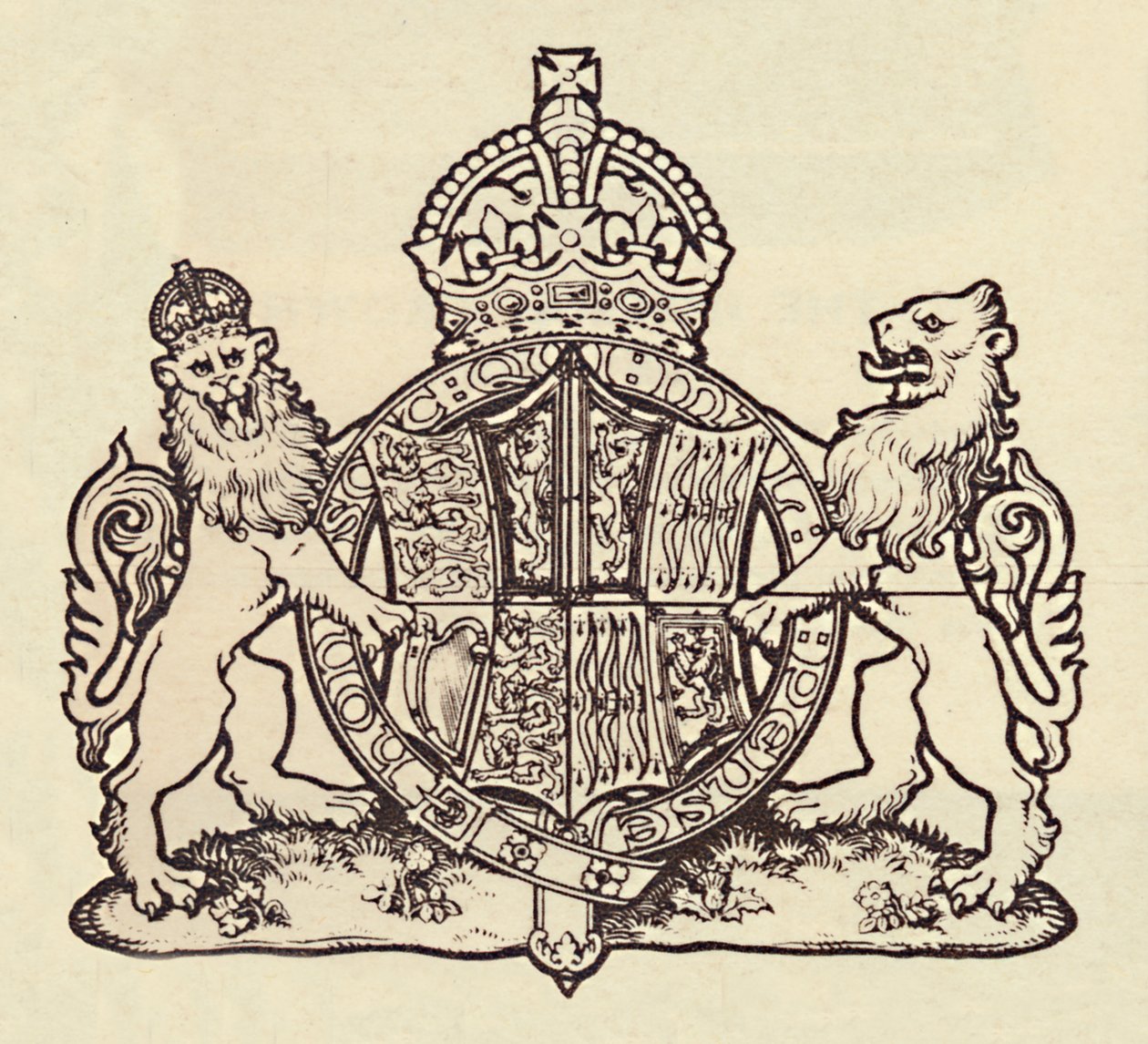 El escudo de armas de la reina, 1937 de Unbekannt