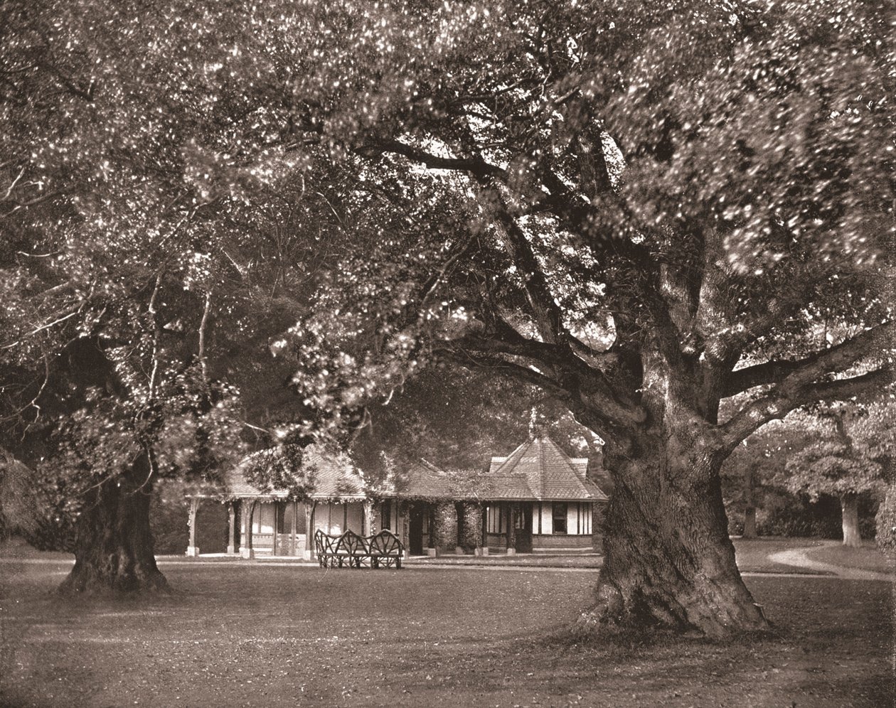 La sala de té de la Reina, Frogmore, Berkshire de Unbekannt