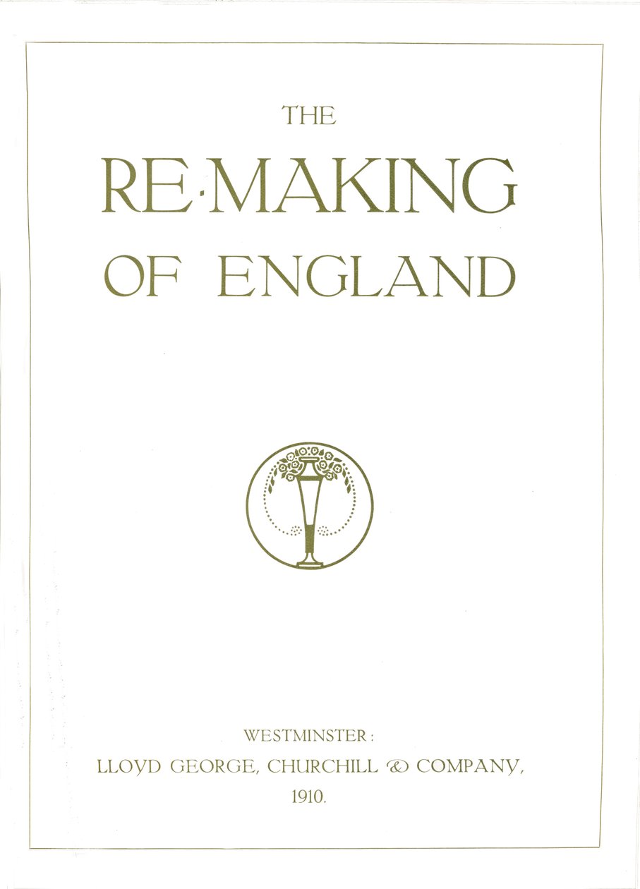 La reconstrucción de Inglaterra, 1910 de Unbekannt