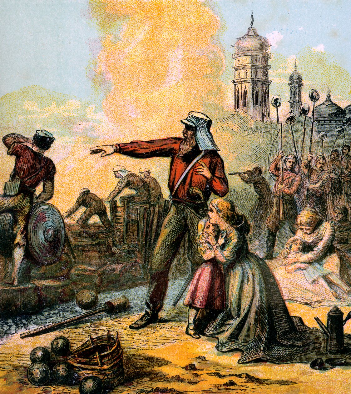El alivio de Lucknow de Unbekannt