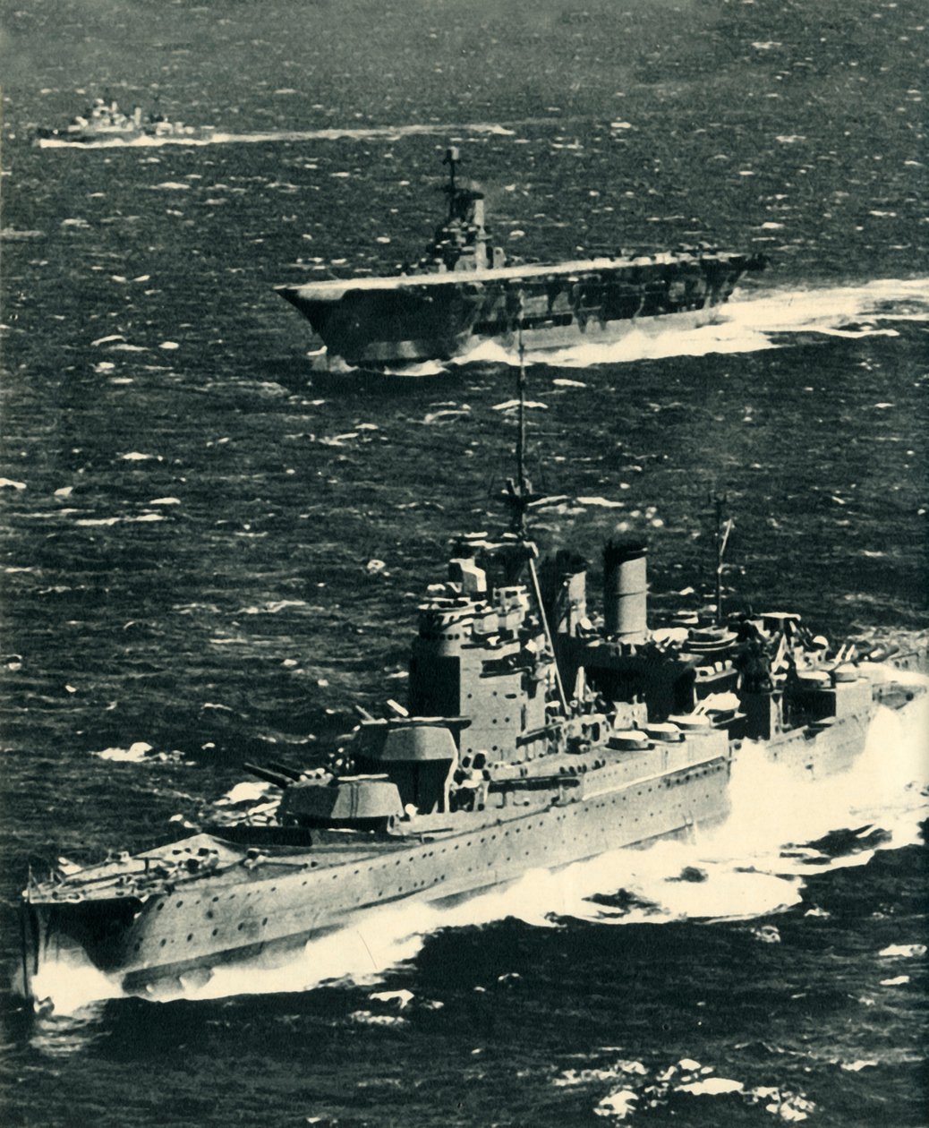 El Renown, el Ark Royal y el Sheffield, c1939-1941, 1942 de Unbekannt