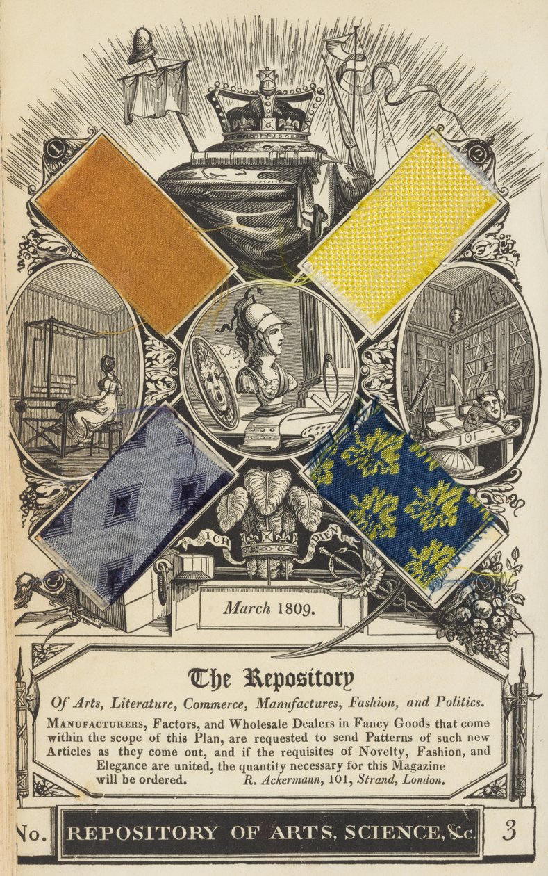 El repositorio de artes, literatura, comercio, manufacturas, modas y política, enero-junio 1809 de Unbekannt