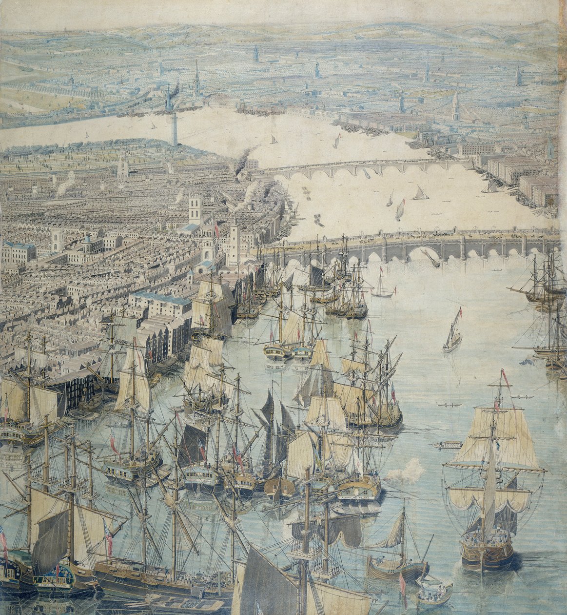 El panorama de Rhinebeck, c. 1807 de Unbekannt