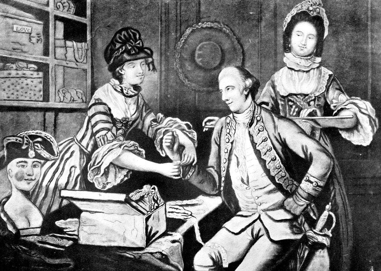 Las modistas rivales, 1770 de Unbekannt