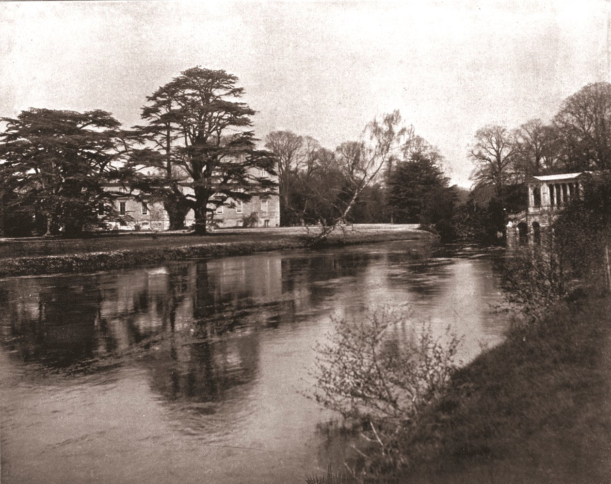 El río Nadder, Wilton House, Wiltshire, 1894 de Unbekannt